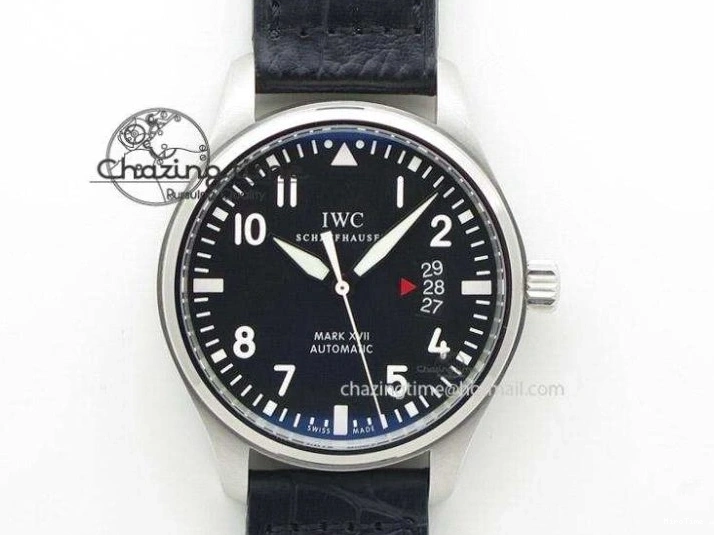 MIROTIME 0329 Pilot Mark XX IW328201 ZF 1:1 Best Edition Black Dial on Black Leather Strap A Affordable 7028